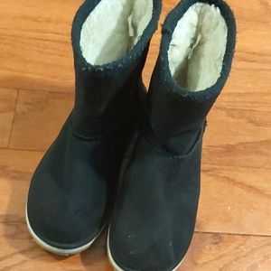 Girls Toddler Black Boots Size 12